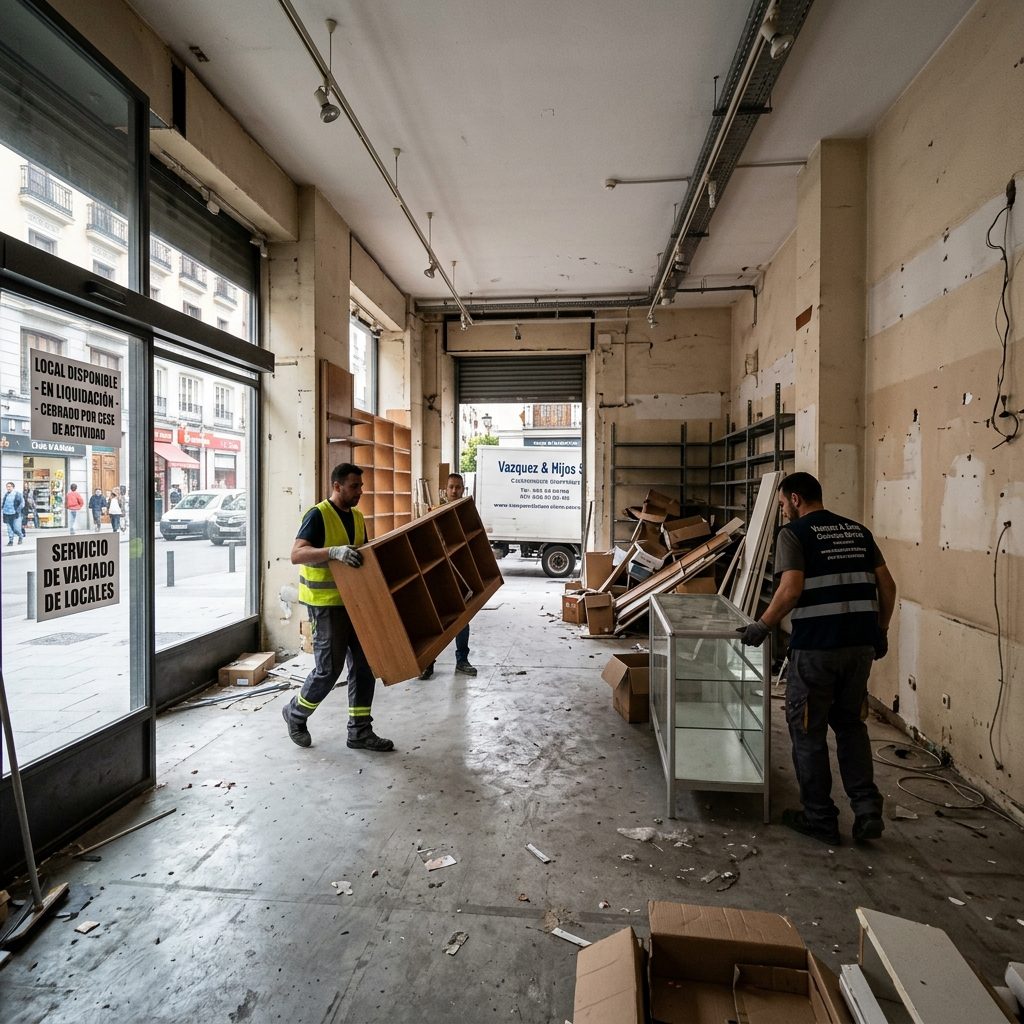 Local comercial vaciado en Zaragoza